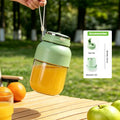 Portable Cordless Handheld Blender - 24Oz Bpa-Free Vessel, Leakproof Lid, Sip Spout, USB-C Rechargeable Battery-Powered Mini Blender for Shakes, Travel Use, Kitchen Tools and Gadgets, Cool Outdoor Gadgets (Includes Nutritious Recipe)